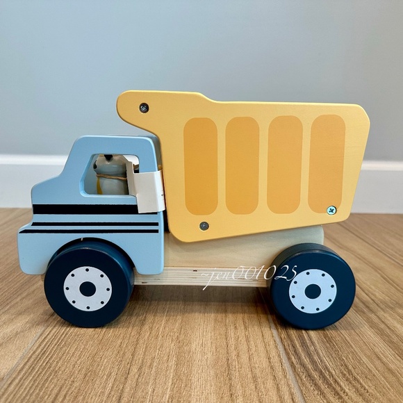 Hearth & Hand Magnolia Toy Construction Truck with Raccoon Peg Pal Dump Truck - Picture 7 of 14